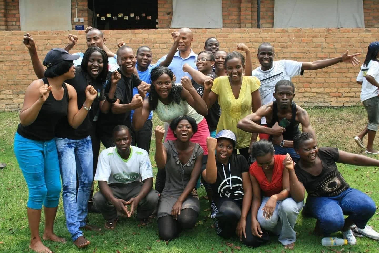 African Neurodiversity Movement A joyful group of African young adults gathered outdoors